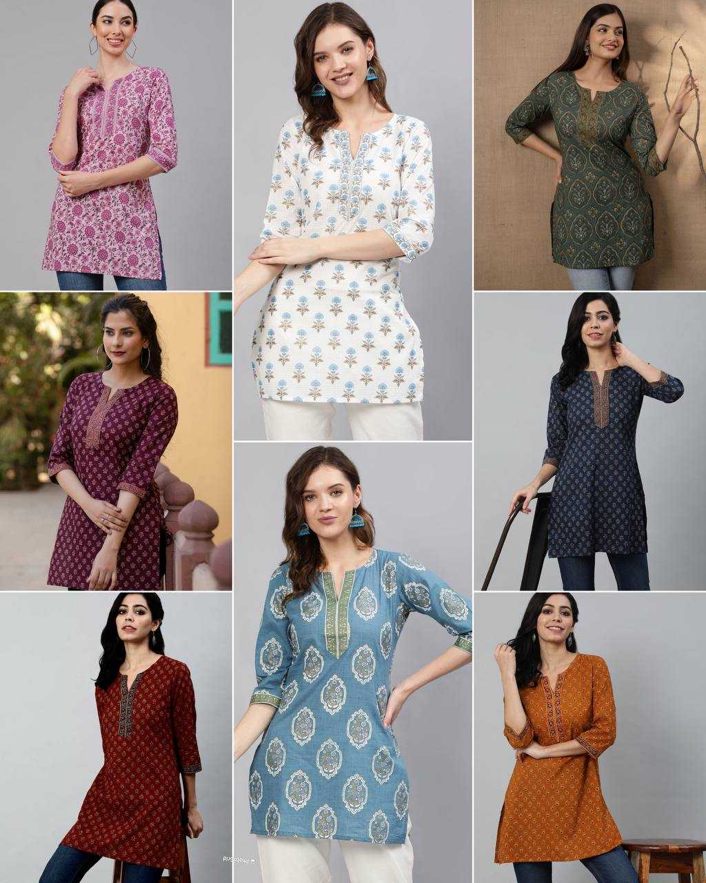 Ynf Cotton RIN125 Blush 2.0 Kurti Diwali Collections Festive Collections Wholesale Festive Kurtis Printed Kurtis Cotton Kurtis Manufacturer