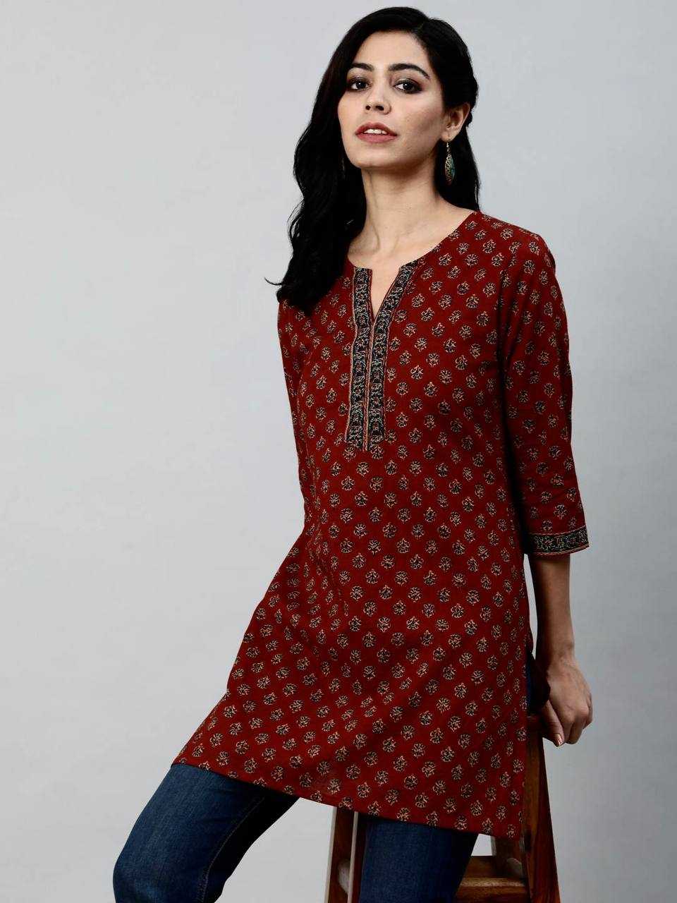 Ynf Cotton RIN125 Blush 2.0 Kurti Diwali Collections Festive Collections Wholesale Festive Kurtis Printed Kurtis Cotton Kurtis Manufacturer