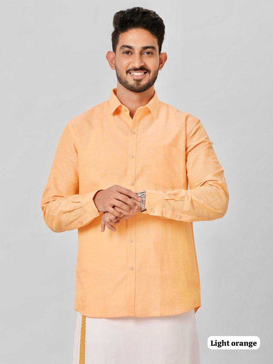 Ynf Cotton RIN125 INL01 Mens Wear Diwali Collections Festive Collections Wholesale Casual Wear Men Full Sleeves Shirts Men Plain Shirts Manufacturer