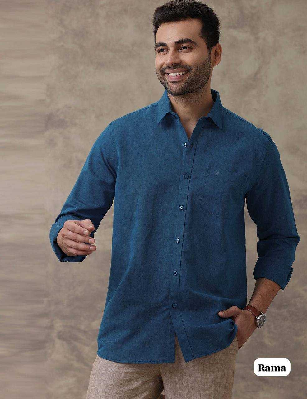 Ynf Cotton RIN125 INL01 Mens Wear Diwali Collections Festive Collections Wholesale Casual Wear Men Full Sleeves Shirts Men Plain Shirts Manufacturer