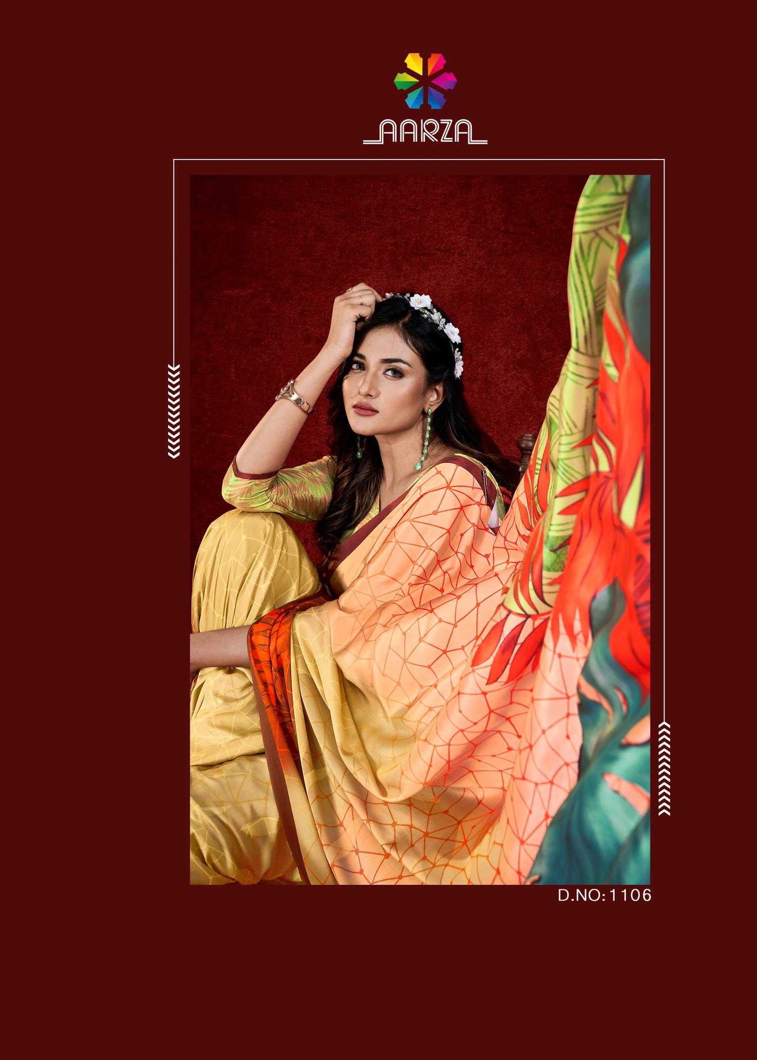 Ynf Crepe KESH113 Espana Sarees Wholesale Designer Sarees Printed Sarees Crape Satin Sarees Manufacturer