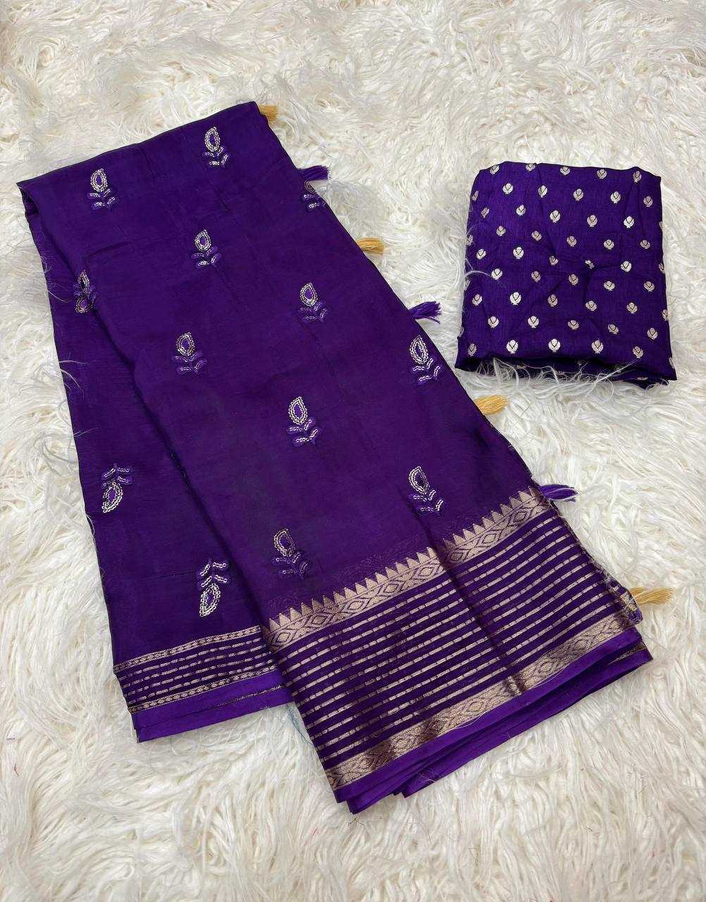 Ynf Crepe Silk RIN124 Tilak Viscose Crepe Saree Sarees Wedding Collections Festive Collections Wholesale Jacquard Saree Viscose Saree Sarees With Blouse Manufacturer