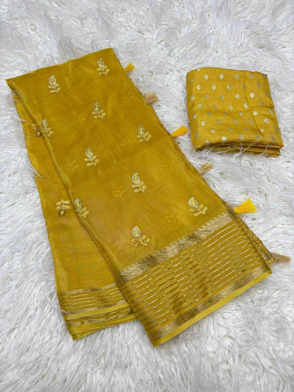 Ynf Crepe Silk RIN124 Tilak Viscose Crepe Saree Sarees Wedding Collections Festive Collections Wholesale Jacquard Saree Viscose Saree Sarees With Blouse Manufacturer