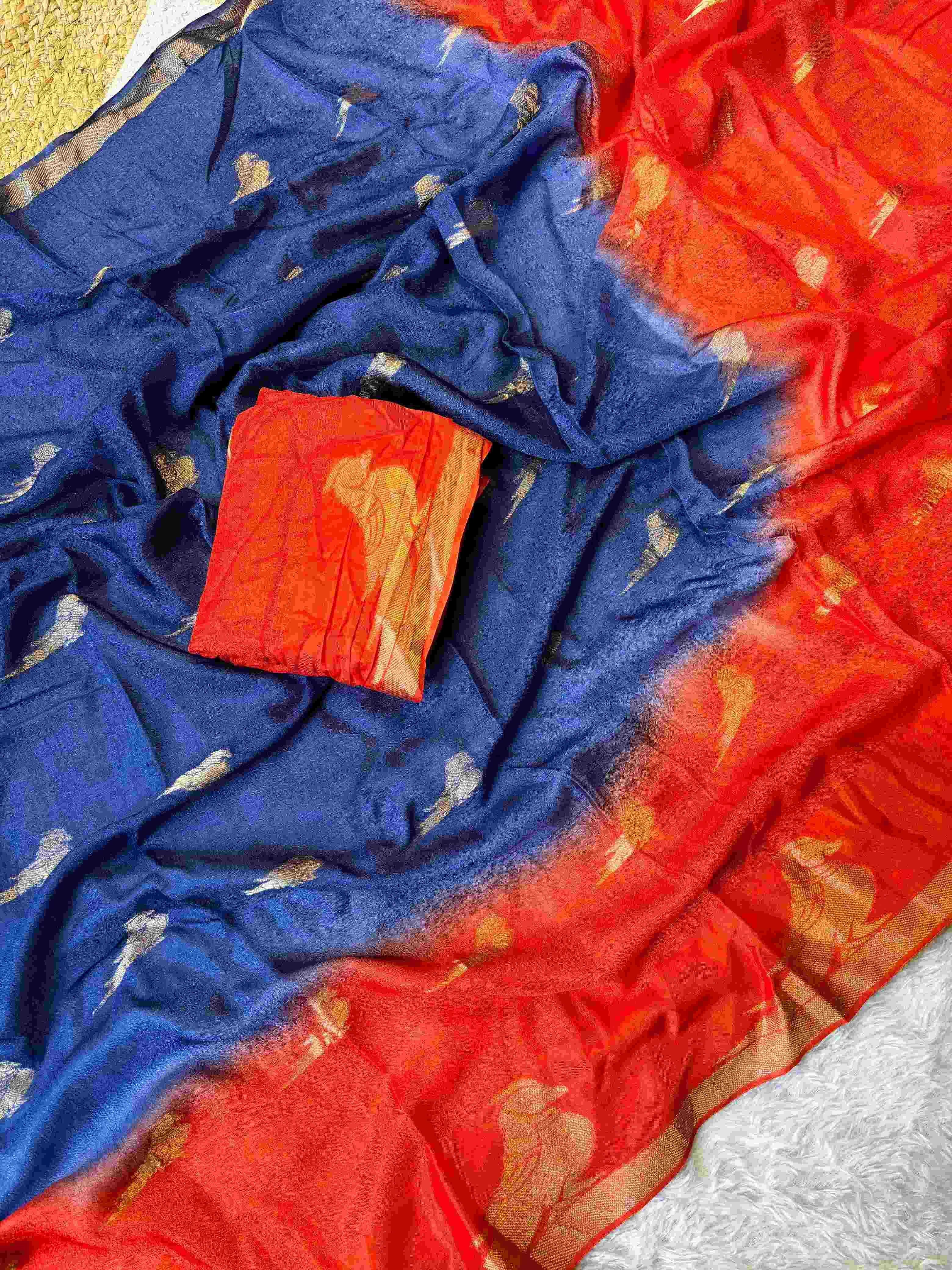 Ynf Crepe Silk RIN182 Parrot Silk Silk Sarees Wholesale Soft Silk Sarees Crepe Silk Saree Designer Silk Sarees Manufacturer