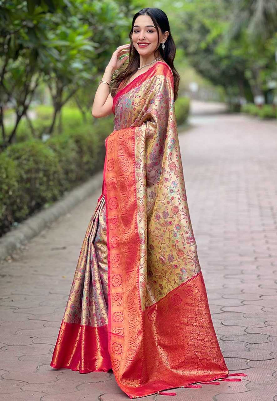 Ynf Dharmavaram Silk RIN116 REW46 Silk Sarees Wholesale Heavy Silk Sarees Pure Zari Silk Sarees Silk Sarees For Weddings Manufacturer