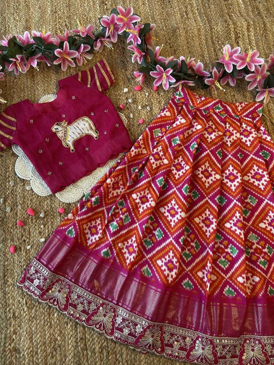 Ynf Dola Silk RIN115 REF03 Kids Wear Wholesale Kids Lehenga Kids Lehenga Choli Baby Girl Lehenga Manufacturer