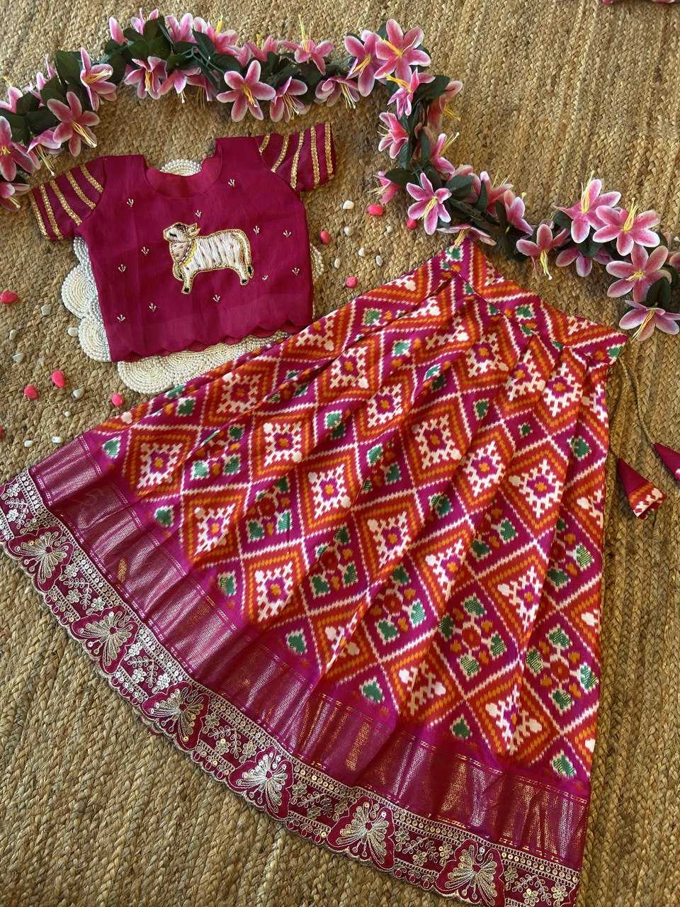 Ynf Dola Silk RIN115 REF03 Kids Wear Wholesale Kids Lehenga Kids Lehenga Choli Baby Girl Lehenga Manufacturer