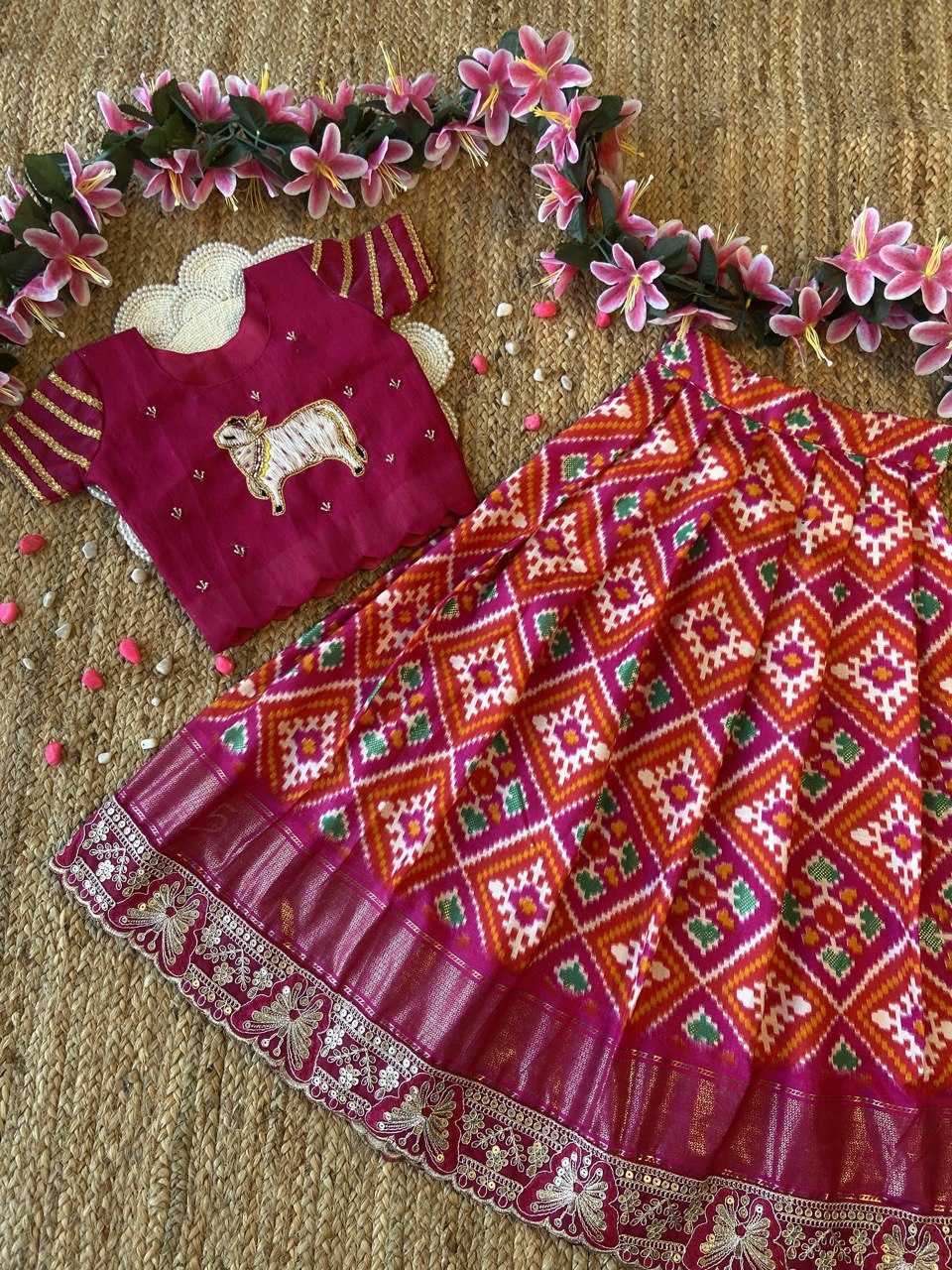 Ynf Dola Silk RIN115 REF03 Kids Wear Wholesale Kids Lehenga Kids Lehenga Choli Baby Girl Lehenga Manufacturer