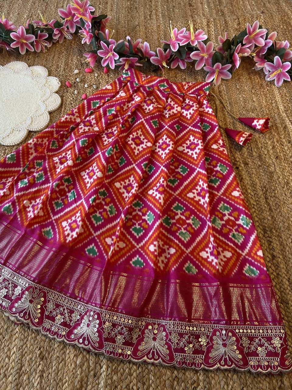 Ynf Dola Silk RIN115 REF03 Kids Wear Wholesale Kids Lehenga Kids Lehenga Choli Baby Girl Lehenga Manufacturer