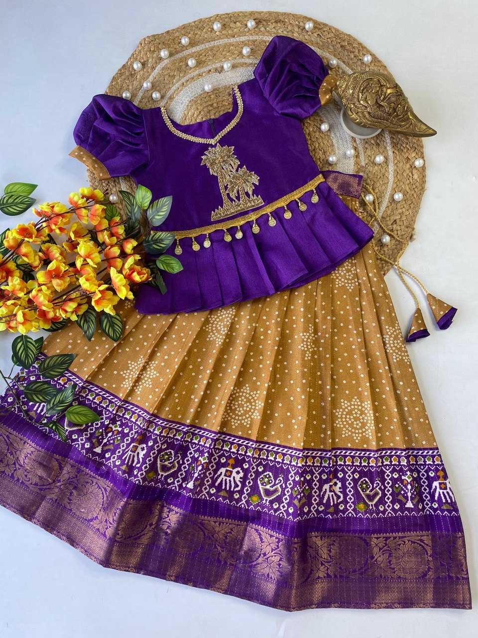 Ynf Dola Silk RIN115 REF05 Kids Wear Wholesale Kids Lehenga Kids Ethnic Wear Baby Girl Lehenga Manufacturer