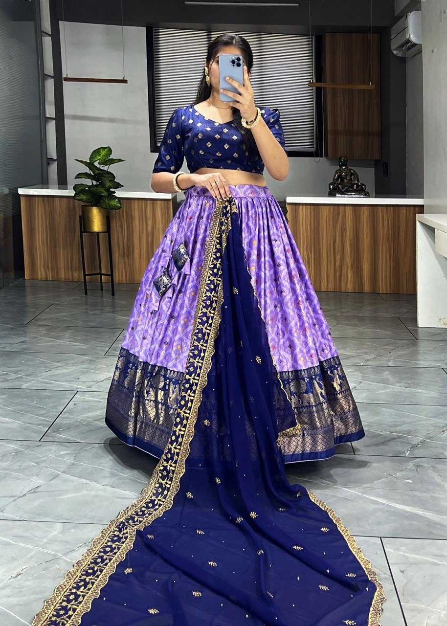 Ynf Dola Silk RIN119 7111 Lehengas Wedding Collections Festive Collections Wholesale Designer Lehenga Silk Lehenga Printed Lehenga Manufacturer