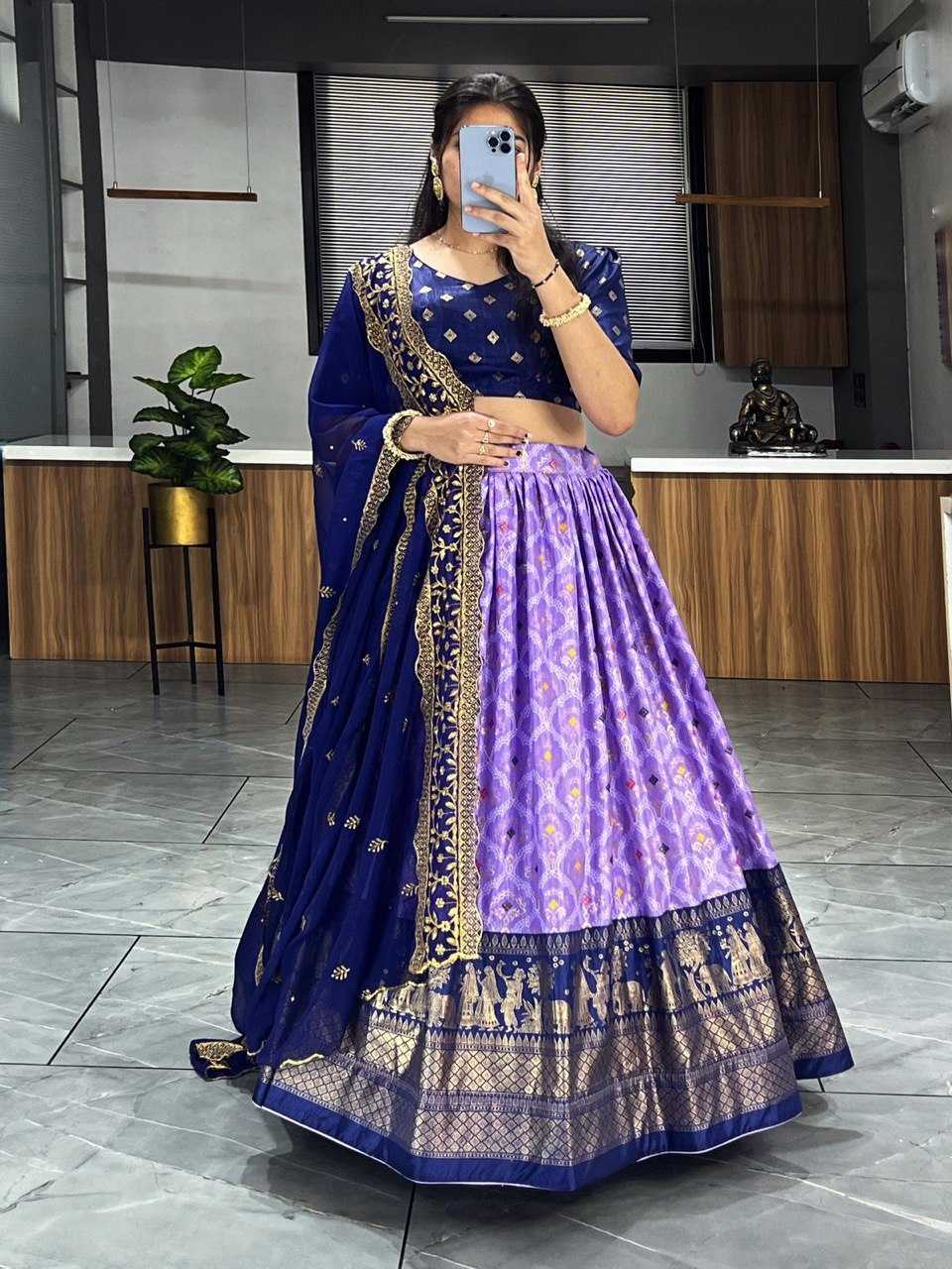 Ynf Dola Silk RIN119 7111 Lehengas Wedding Collections Festive Collections Wholesale Designer Lehenga Silk Lehenga Printed Lehenga Manufacturer