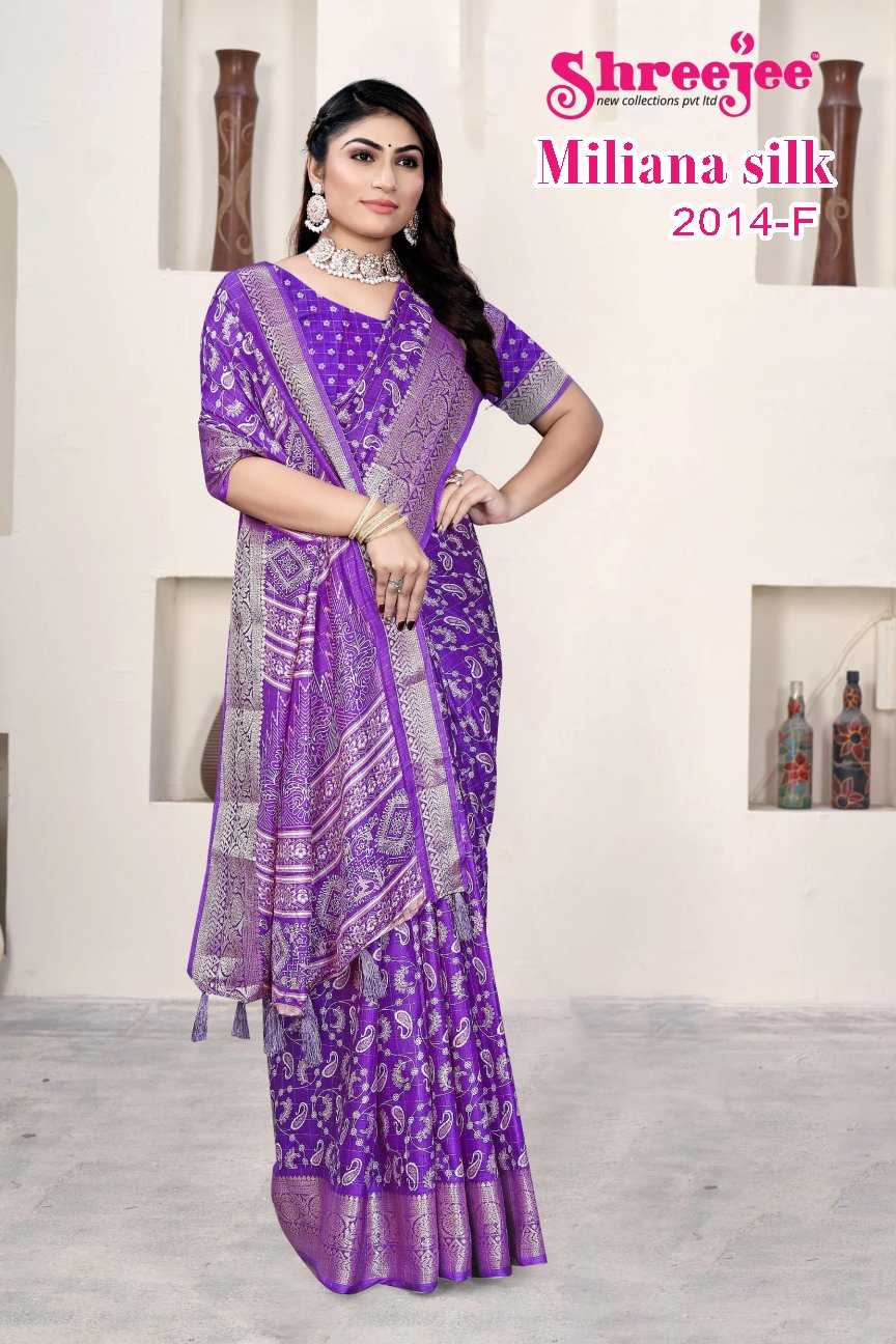 Ynf Fancy KESH441 Miliana silk-2014 Setwise Collections Wholesale Printed Sarees Catalogs Manufacturer