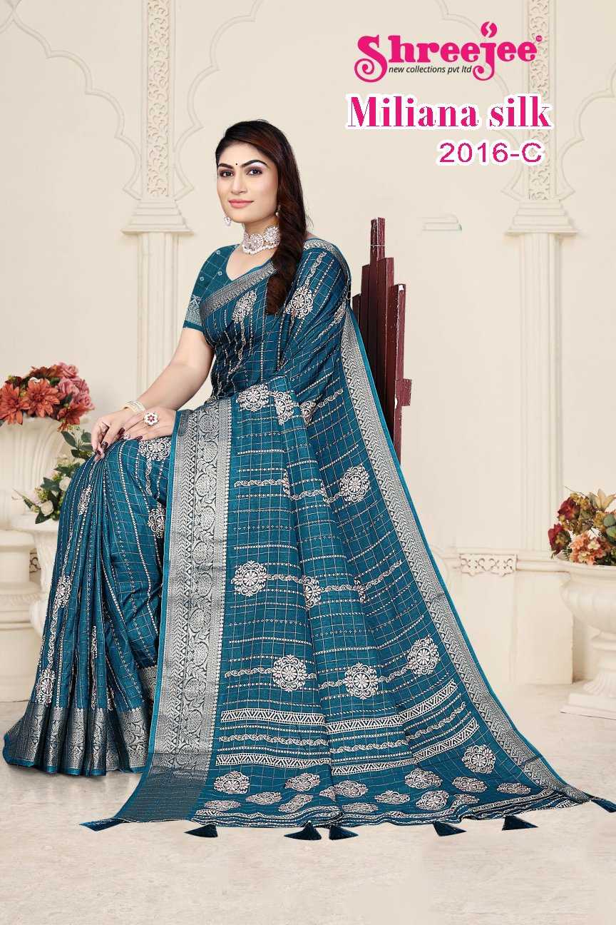 Ynf Fancy KESH441 Miliana silk-2016 Setwise Collections Wholesale Printed Sarees Catalogs Manufacturer