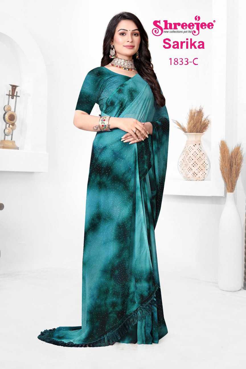 Ynf Fancy KESH441 SARIKA-1833 Setwise Collections Wholesale Printed Sarees Catalogs Manufacturer