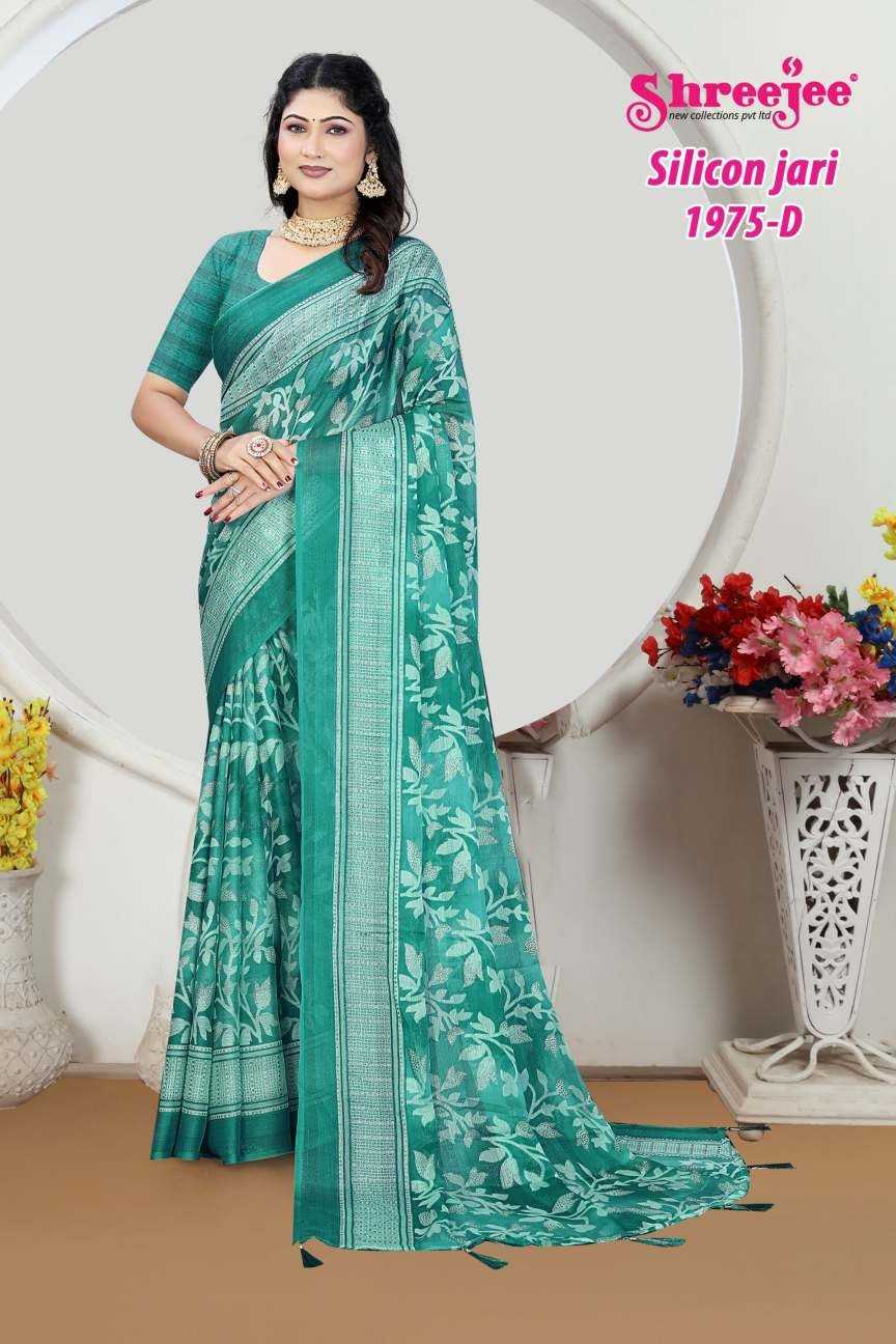 Ynf Fancy KESH441 SILICON JARI-1975 Setwise Collections Wholesale Printed Sarees Catalogs Manufacturer