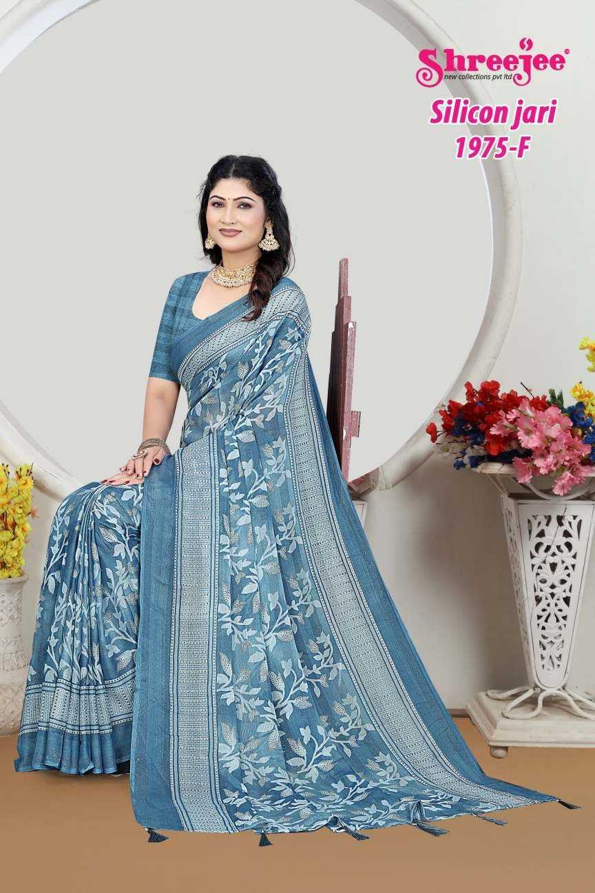 Ynf Fancy KESH441 SILICON JARI-1975 Setwise Collections Wholesale Printed Sarees Catalogs Manufacturer