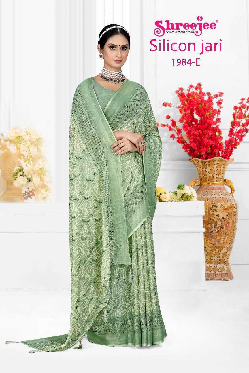 Ynf Fancy KESH441 SILICON JARI-1984 Setwise Collections Wholesale Printed Sarees Catalogs Manufacturer