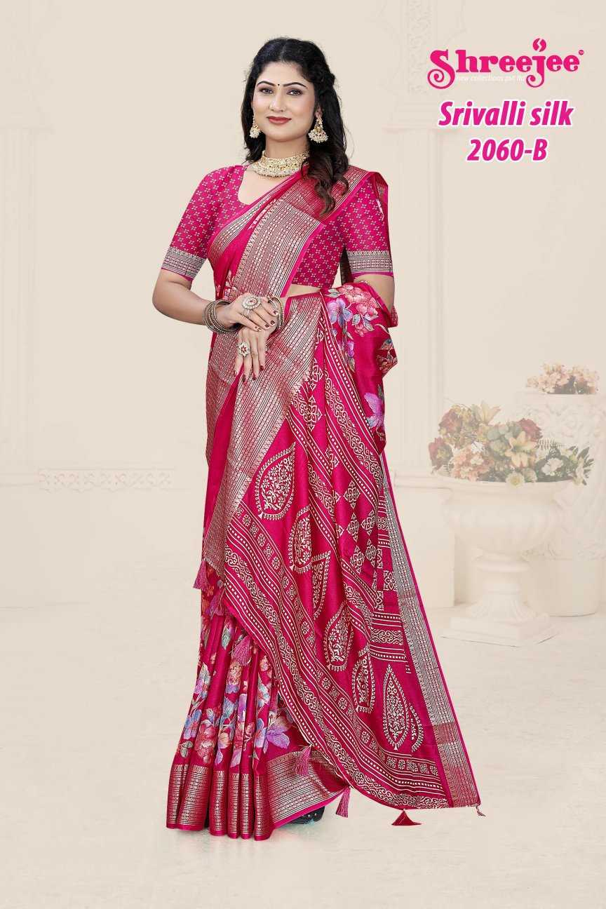 Ynf Fancy KESH441 SIRVALI SILK-2060 Setwise Collections Wholesale Printed Sarees Catalogs Manufacturer