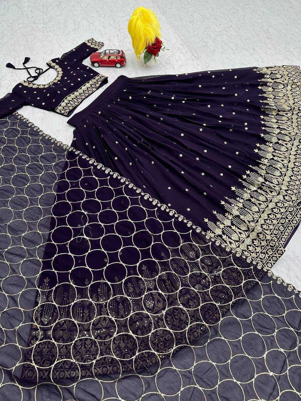 Ynf Faux Georgette KESH120 223 Lehengas Wedding Collections Festive Collections Wholesale Embroidered Lehenga Designer Lehenga Choli Georgette Lehenga Manufacturer