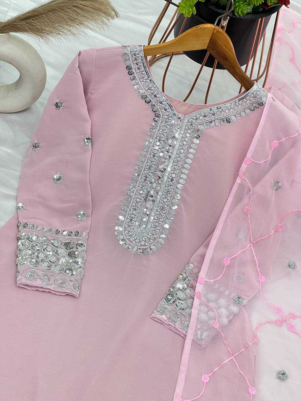 Ynf Faux Georgette KESH121 836 Suits & Dresses Wedding Collections Festive Collections Wholesale Sharara Salwar Suits Palazzo Suit Party wear suits Manufacturer