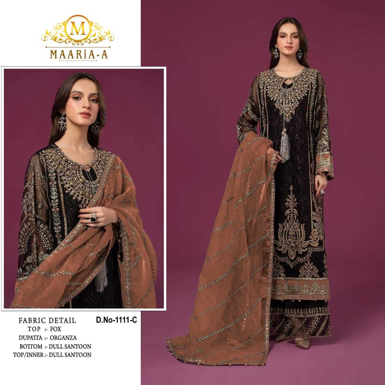 Ynf Faux Georgette KESH379 Pakistani 1111 Suits & Dresses Wedding Collections Festive Collections Wholesale Embroidery Suits Georgette Suit Designer Suits Manufacturer