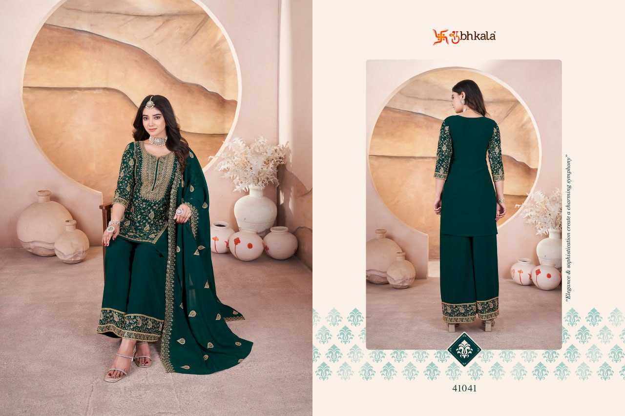 Ynf Faux Georgette KESH417 GULZAAR Suits & Dresses Wedding Collections Festive Collections Wholesale Sharara Salwar Suits Party Wear Dresses Wedding Outfits Manufacturer