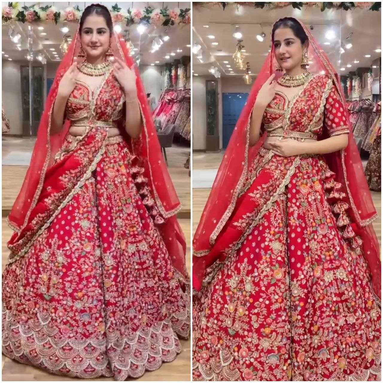 Ynf Faux Georgette RIN108 1727 Lehengas Wedding Collections Festive Collections Wholesale Embroidered Lehenga Georgette Lehenga Sequins Lehenga Manufacturer