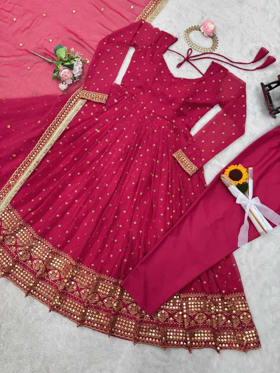 Ynf Faux Georgette RIN169 5824 Suits & Dresses Kurti Festive Collections Wholesale Festive Kurtis Fancy Kurti Kurti With Pants Manufacturer