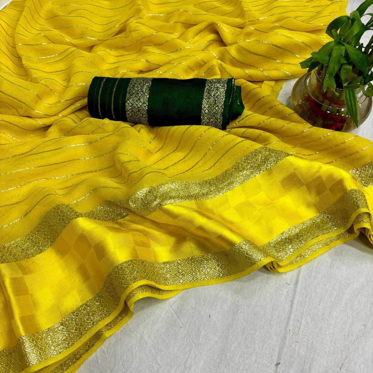 Ynf Georgette KESH222 RUN44 Sarees Wholesale Designer Sarees Georgette Sarees Jacquard Saree Manufacturer