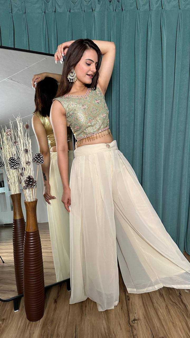 Ynf Georgette KESH270 L314 Western Wears Wedding Collections Festive Collections Wholesale Co-ord Set Sangeet Outfits Wedding Outfits Manufacturer