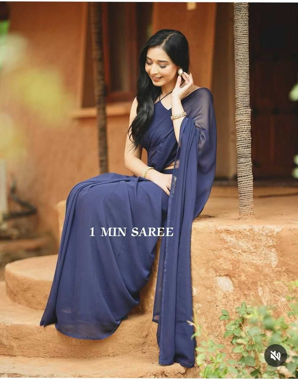 Ynf Georgette KESH286 DMC12 Sarees Wholesale Ready To Wear Sarees Fancy Sarees Georgette Sarees Manufacturer