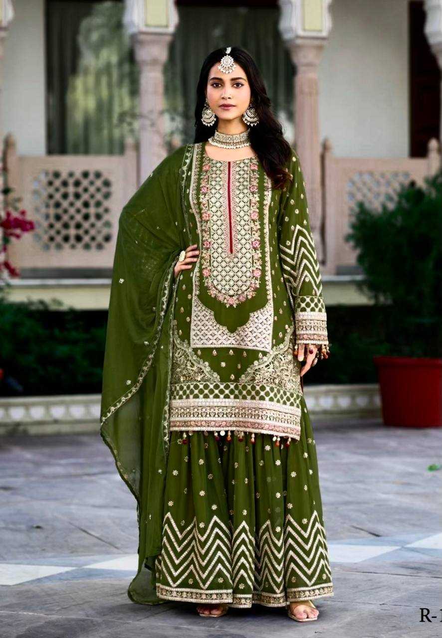 Ynf Georgette KESH399 3144 Suits & Dresses Islamic Clothing Festive Collections Wholesale Embroidery Suits Party wear suits Eid Collections Manufacturer