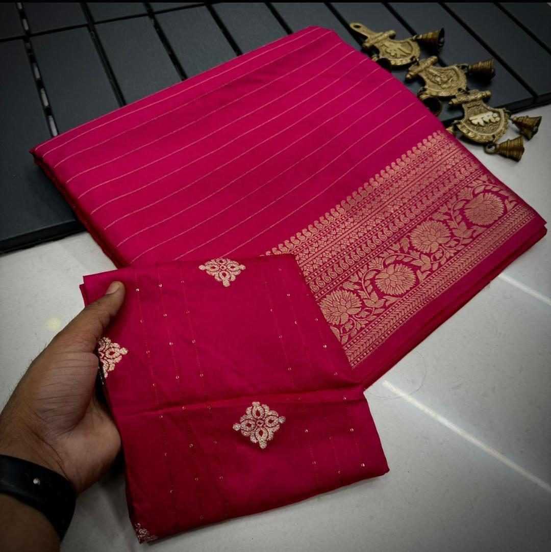 Ynf Georgette KESH418 MKD13 Sarees Wedding Collections Festive Collections Wholesale Designer Sarees Georgette Sarees Sequence Sarees Manufacturer