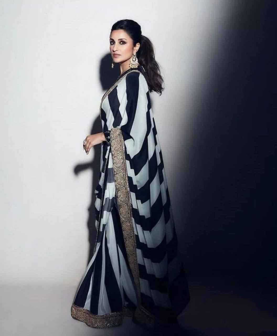 Ynf Georgette KESH429 255 Bollywood Collections Wholesale Parineeti Chopra Sarees Manufacturer