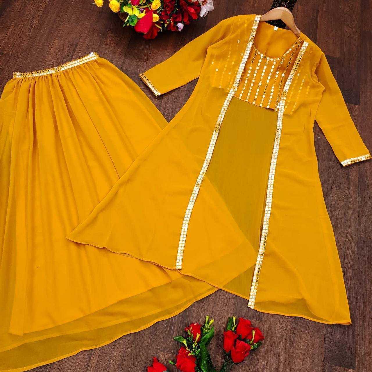 Ynf Georgette KESH434 MCN97 Suits & Dresses Wholesale Ladies Suits Indo Western Dresses Georgette Suit Manufacturer