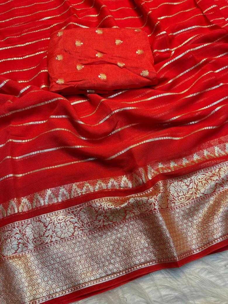 Ynf Georgette RIN104 APE76 Sarees Wedding Collections Festive Collections Wholesale Georgette Sarees Jacquard Saree Viscose Saree Manufacturer