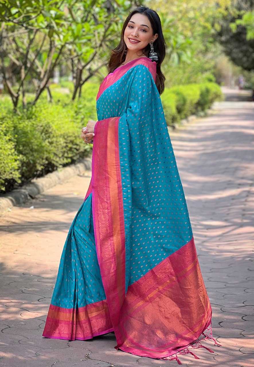 Ynf Georgette RIN116 REW56 Sarees Wholesale Designer Sarees Butta Sarees Zari Border Sarees Manufacturer