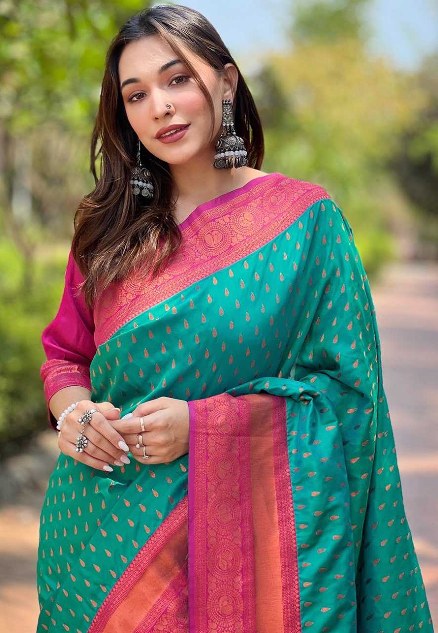 Ynf Georgette RIN116 REW56 Sarees Wholesale Designer Sarees Butta Sarees Zari Border Sarees Manufacturer