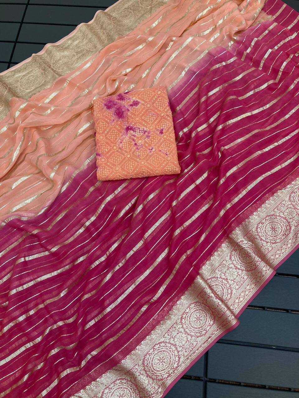 Ynf Georgette RIN124 RIE22 Sarees Wedding Collections Festive Collections Wholesale Georgette Sarees Viscose Saree Sarees With Blouse Manufacturer