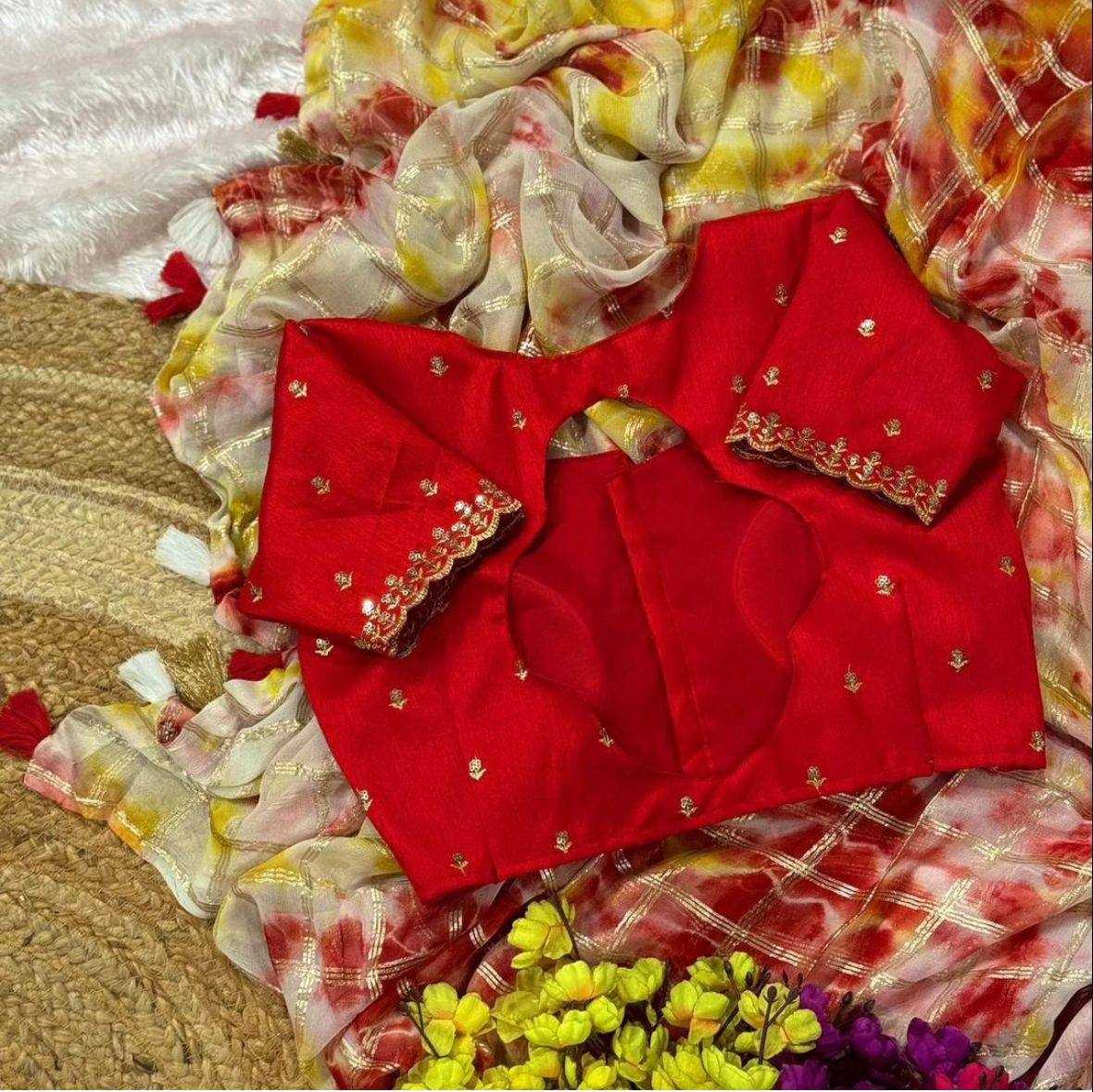 Ynf Georgette RIN124 RIE42 Sarees Diwali Collections Festive Collections Wholesale Georgette Sarees Viscose Saree Festive Sarees Manufacturer