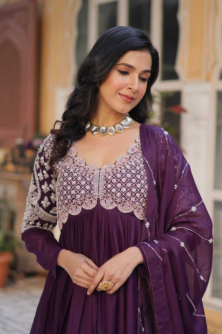 Ynf Georgette RIN136 1150 Suits & Dresses Wedding Collections Festive Collections Wholesale Embroidery Suits Georgette Suit Wedding Outfits Manufacturer