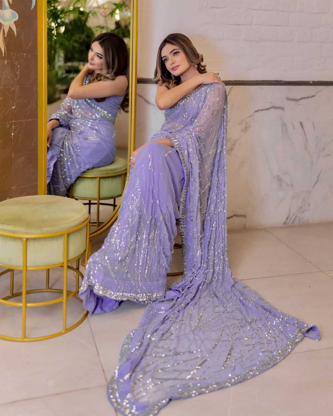 Ynf Georgette RIN151 5224 Sarees Wholesale Fancy Sarees Georgette Sarees Sequin Sarees Manufacturer