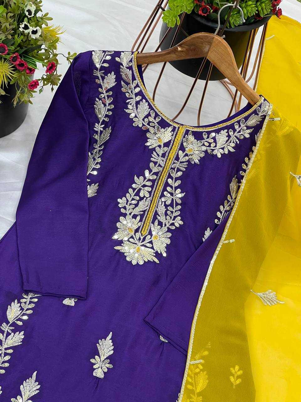 Ynf Heavy Chinnon Silk KESH121 1662 Suits & Dresses Wedding Collections Festive Collections Wholesale Embroidered Dresses Silk Dresses Wedding Outfits Manufacturer