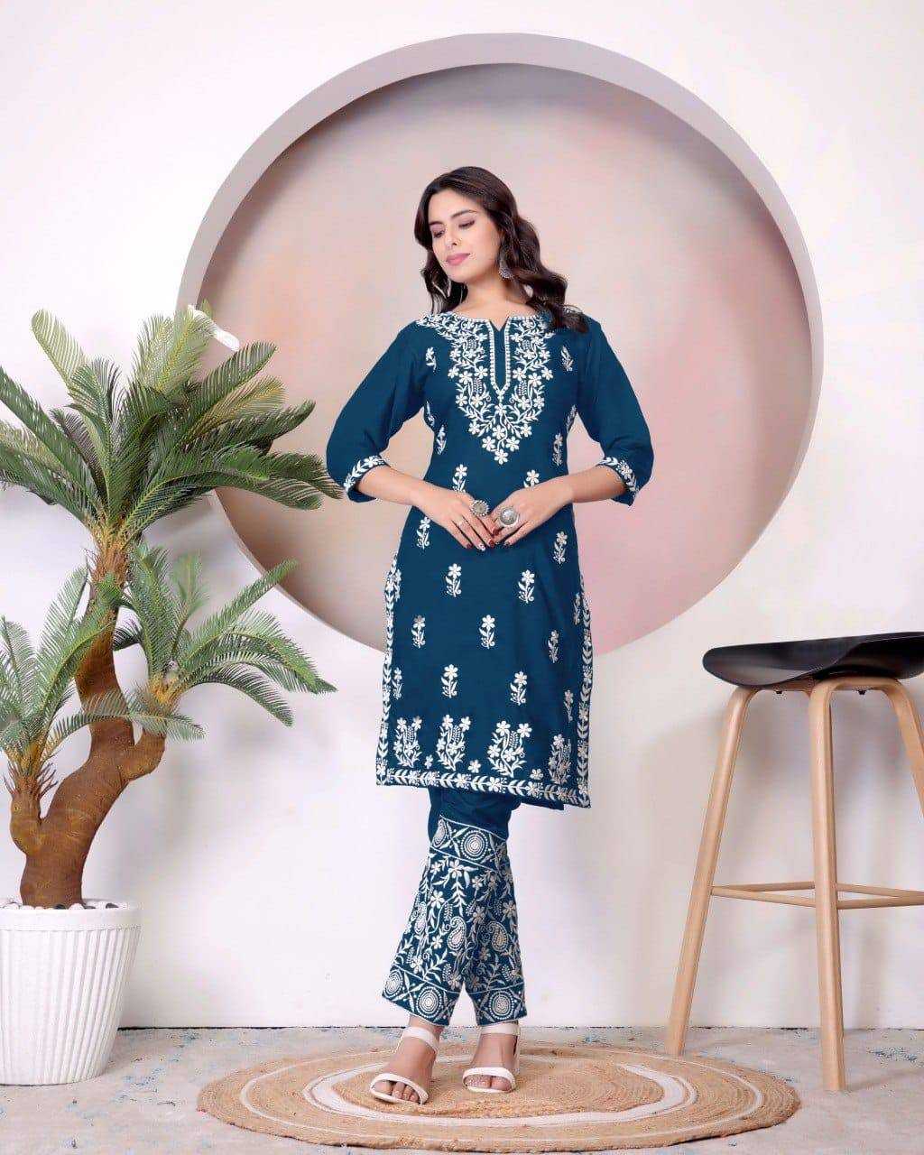 Ynf Heavy Rayon KESH358 NOORI Vol 01 Kurti Diwali Collections Festive Collections Wholesale Casual Kurtis Rayon Kurtis Kurti With Pants Manufacturer