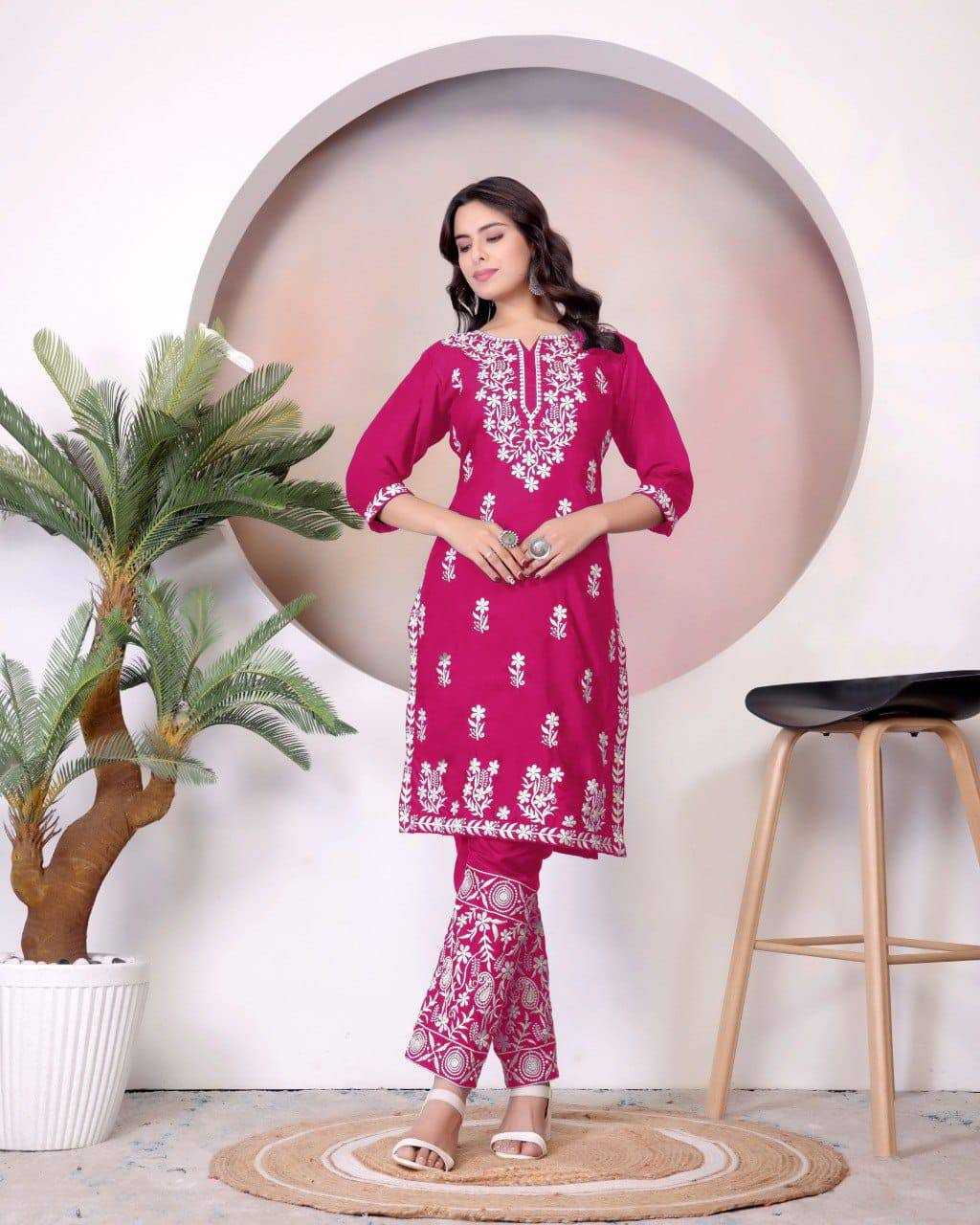 Ynf Heavy Rayon KESH358 NOORI Vol 01 Kurti Diwali Collections Festive Collections Wholesale Casual Kurtis Rayon Kurtis Kurti With Pants Manufacturer