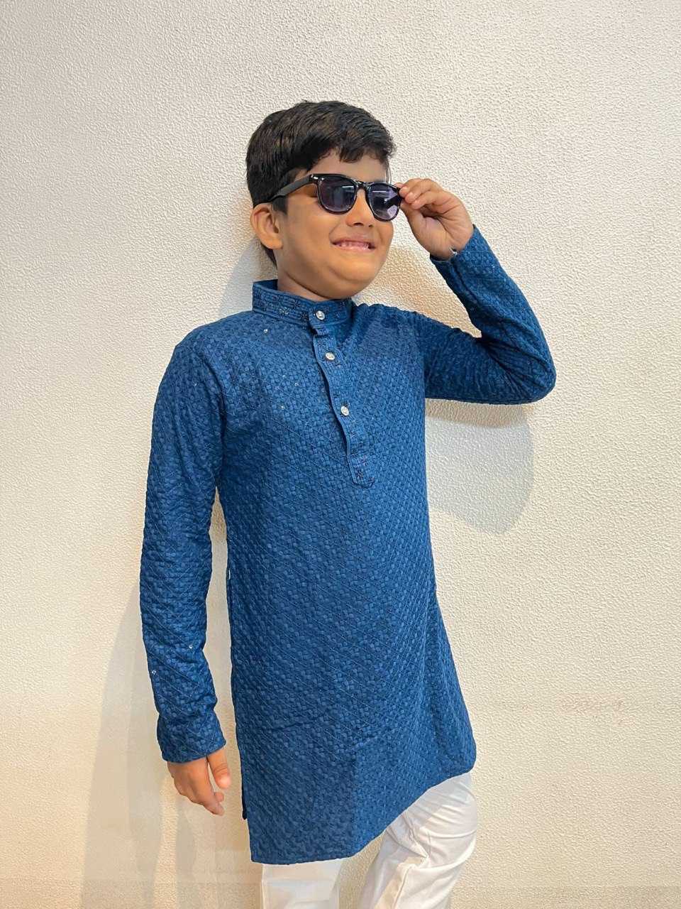 Ynf Heavy Rayon KESH358 SHE10 Kids Wear Diwali Collections Festive Collections Wholesale Boys Kurta Pyjama Indian Wear For Kids Kids Kurta Pajama Manufacturer