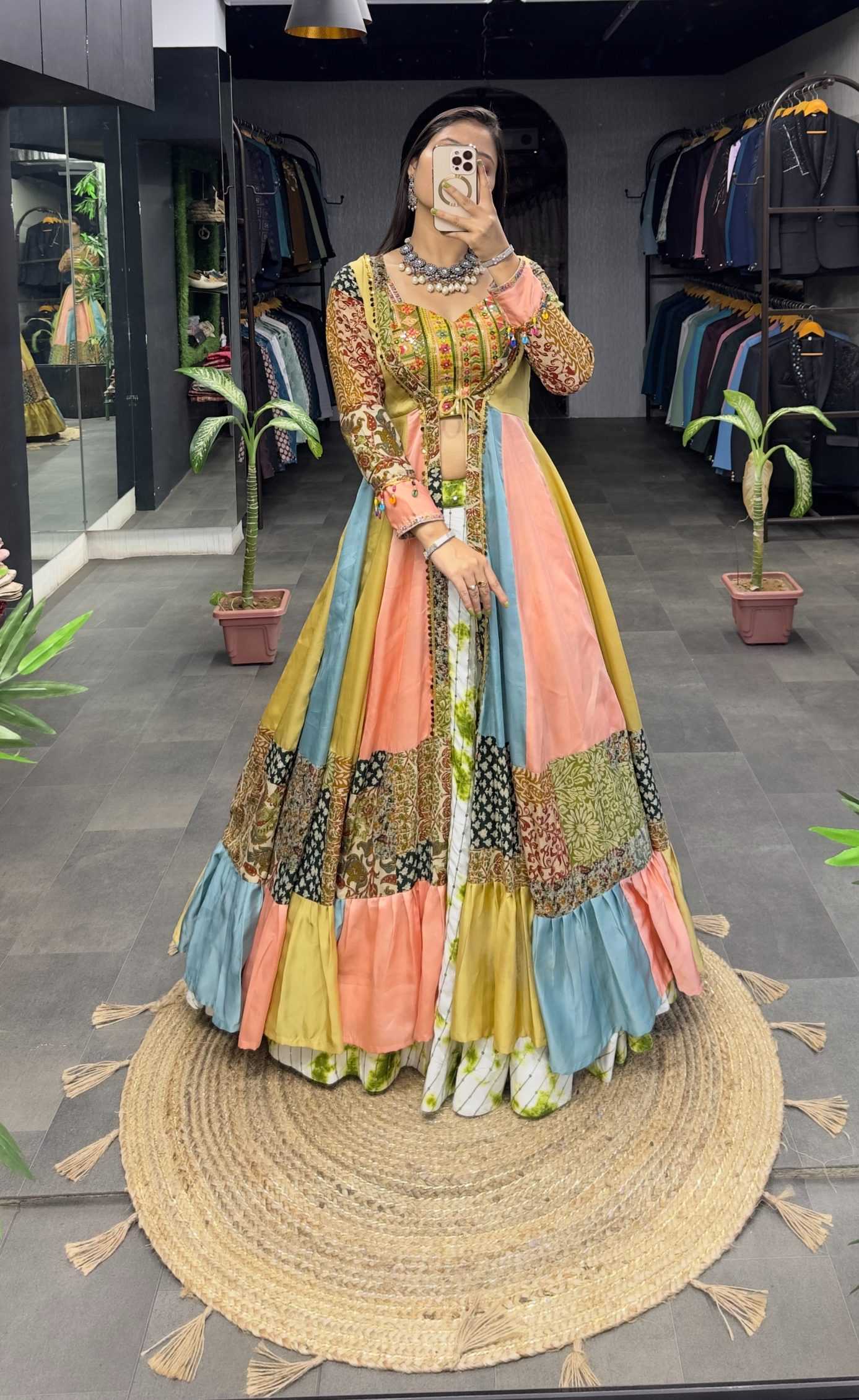 Ynf Heavy Rayon KESH406 583 Lehengas Wholesale Designer Lehenga Fancy Lehenga Lehenga With Cape Manufacturer