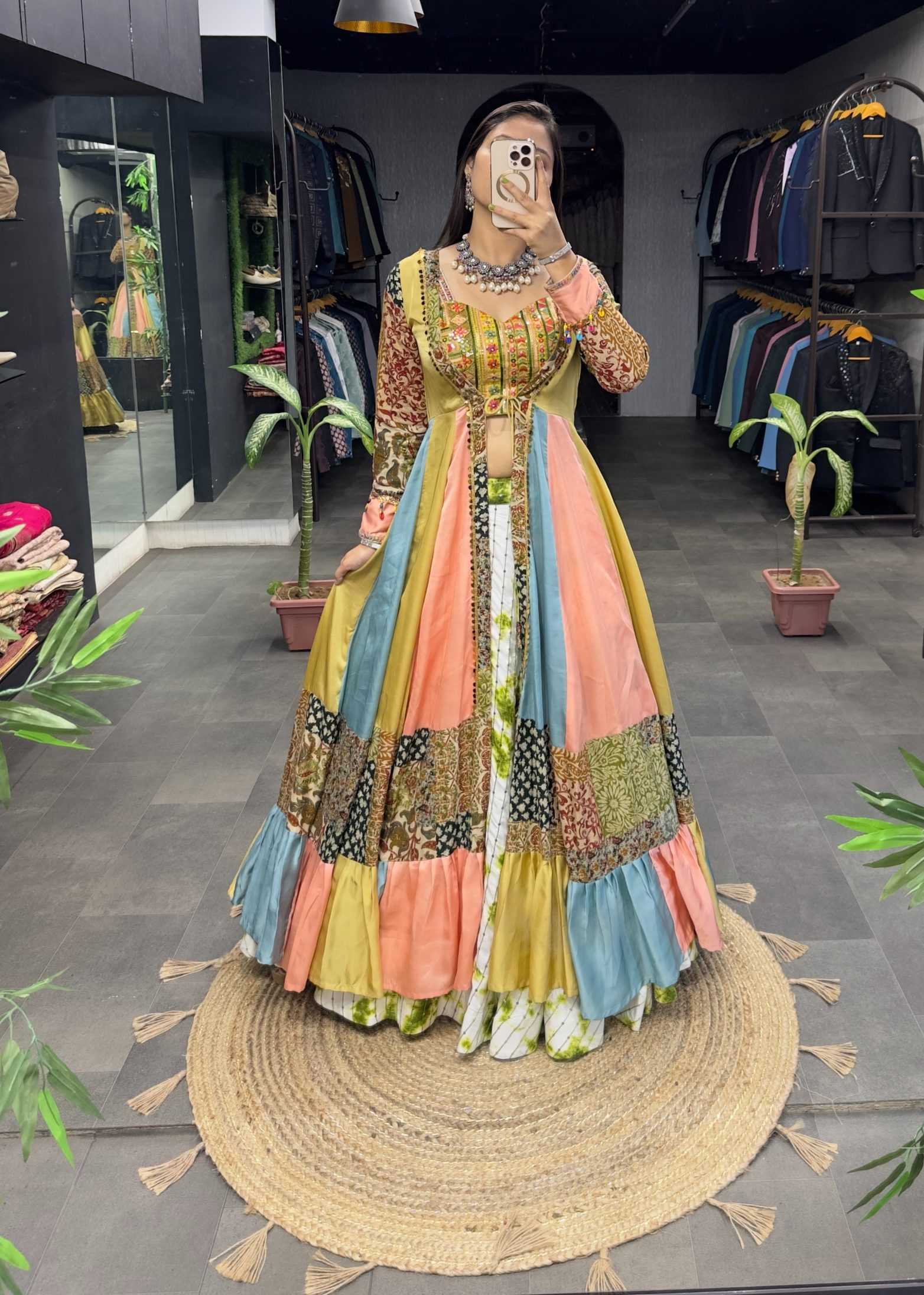 Ynf Heavy Rayon KESH406 583 Lehengas Wholesale Designer Lehenga Fancy Lehenga Lehenga With Cape Manufacturer