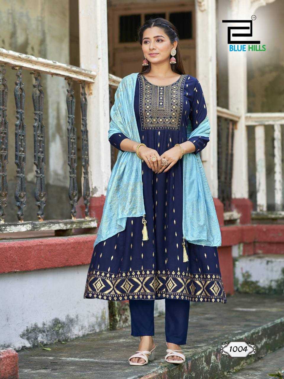 Ynf Heavy Rayon RIN125 Festival Special Suits & Dresses Diwali Collections Festive Collections Wholesale Ladies Suits Embroidery Suits Zari Work Suit Manufacturer